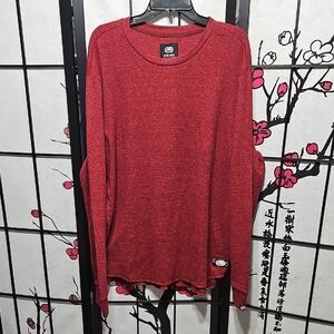 Ecko‎ Burgundy Red Long Sleeve Shirt Size 2XL New